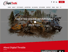 Tablet Screenshot of digitalthrottle.com